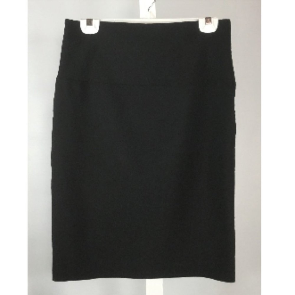 Digital Black Pencil Skirt